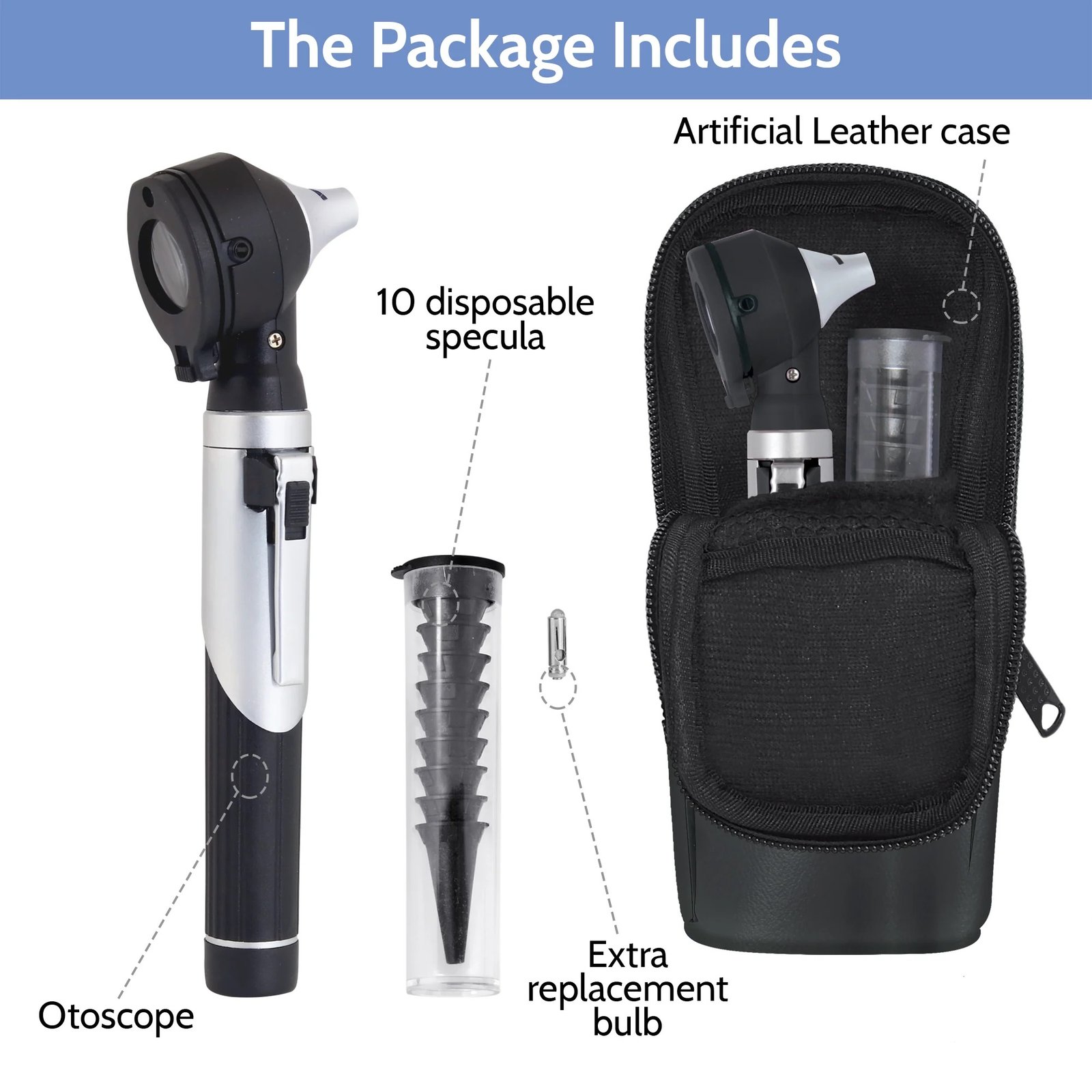 Otoscope and it,s accessories