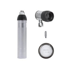 Dermatoscope with stainless steel handle for skin analysis
